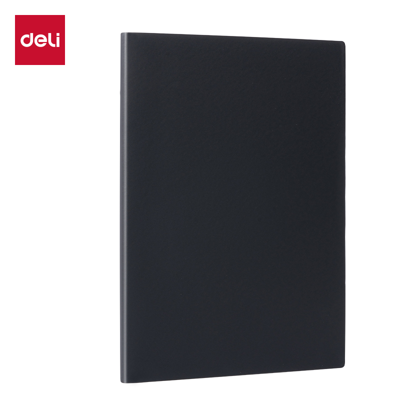 得力(deli) 6910-16 16k-100张 皮面本  黑色（单位：本）