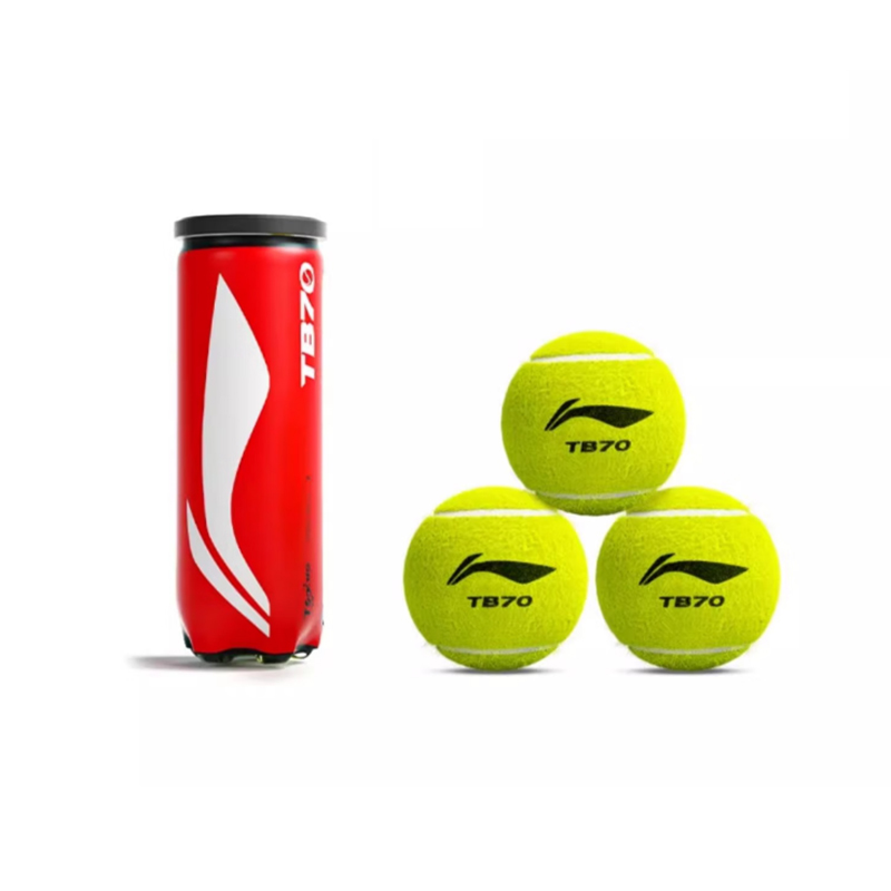  李宁（LI-NING） TB70 3颗装 网球 荧光果酸绿（单位：罐）
