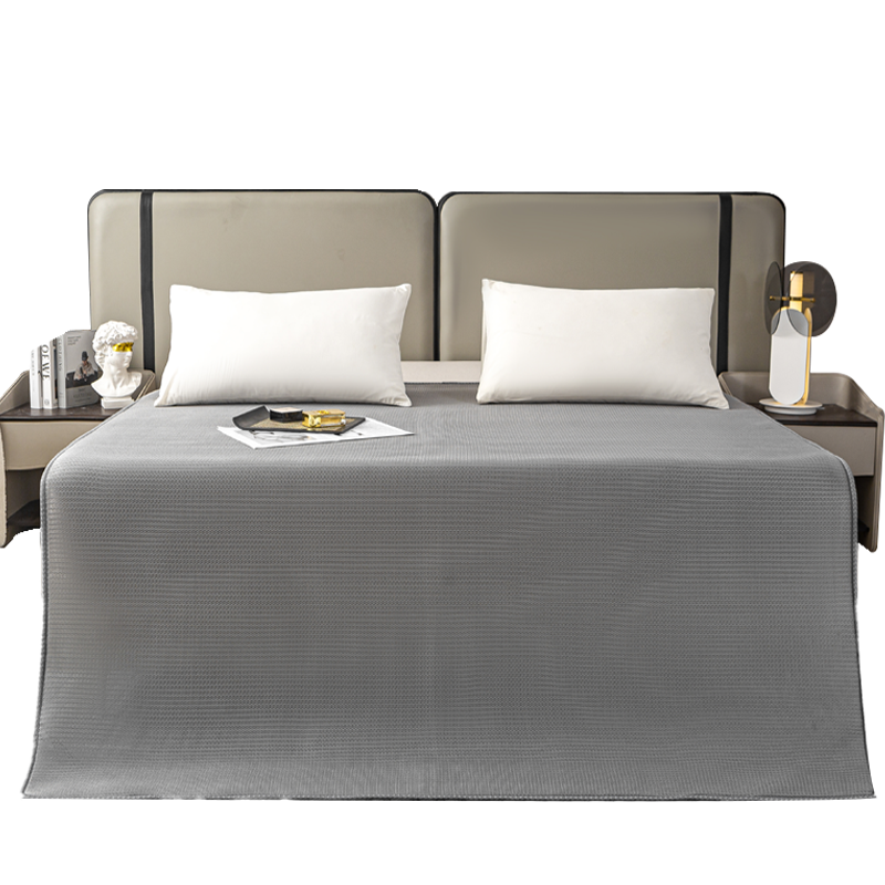 晚安家纺 5D生态科技软垫-沐雅 120*200*0.8cm 凉席通风透气抑菌防螨 浅灰色（单位：床）