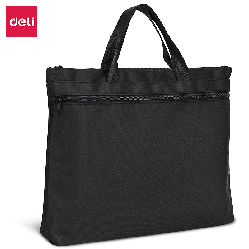 得力(deli) 5845 390*290*15mm 公文包 黑色（单位：个）