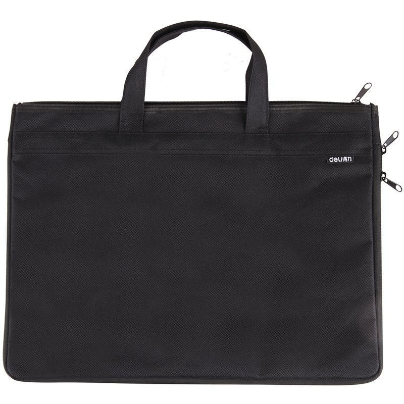 得力(deli) 5500 390*300*20mm 公文包 黑色（单位：个）