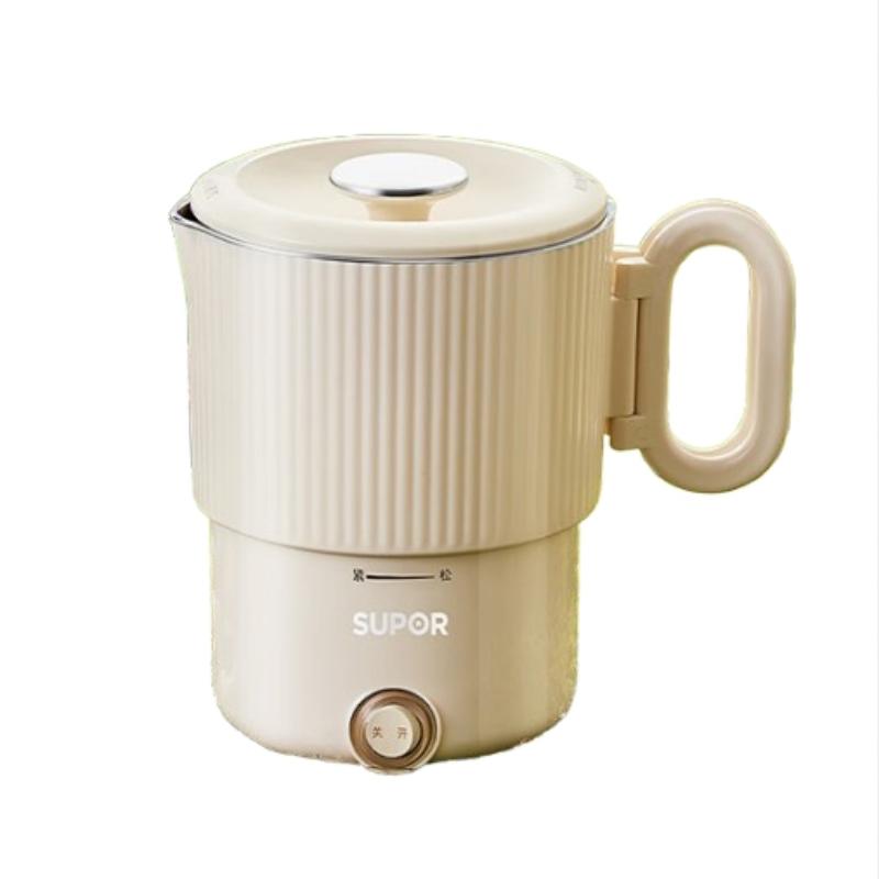 苏泊尔（SUPOR） SW-08J01 0.8L 便携式烧水壶 白色（单位：个）