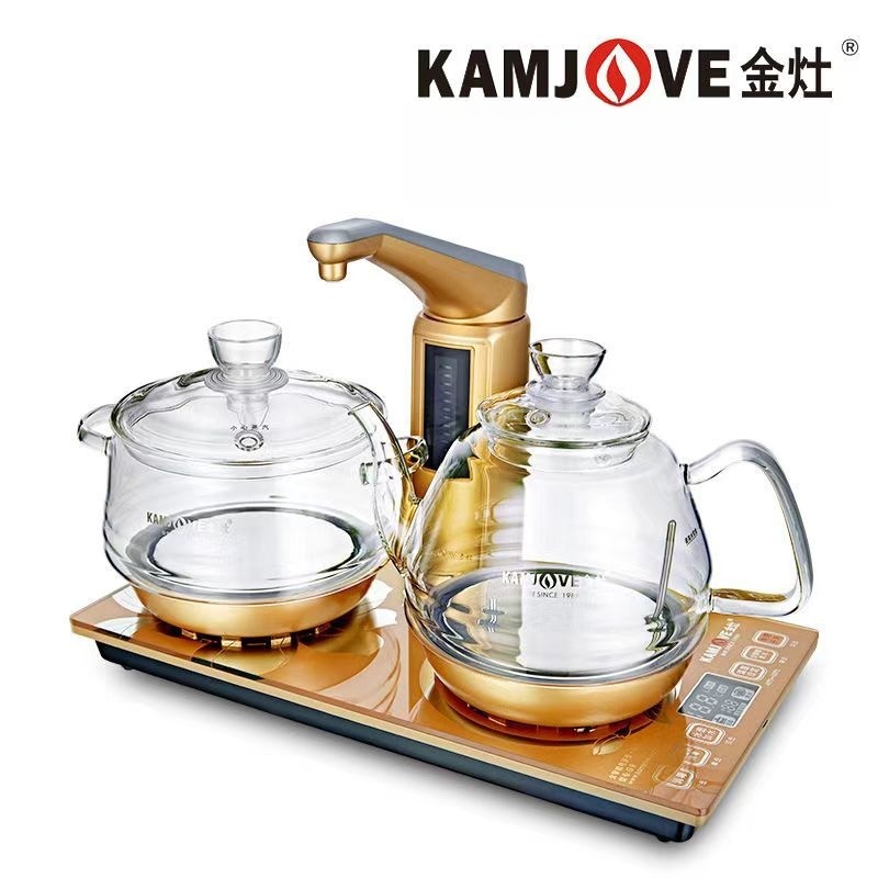  金灶（KAMJOVE） G9 0.8L 全自动烧水茶具套装 香槟黄（单位：套）