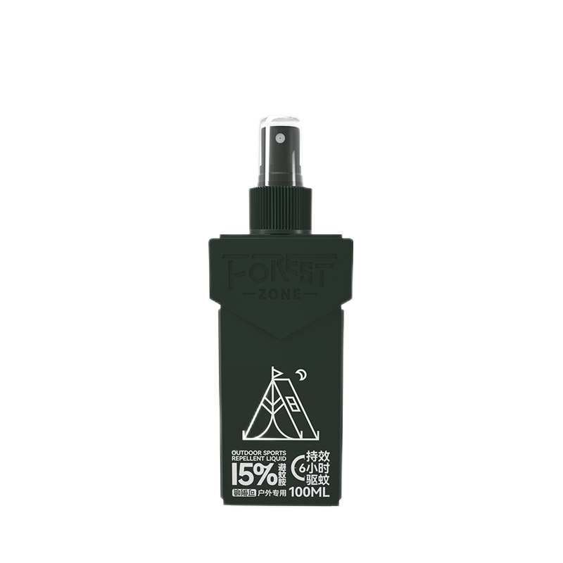森林地带 15%避蚊胺 洋甘菊 100ML/瓶*3 驱蚊液 军绿色（单位：组）