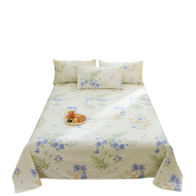 罗曼罗兰（ROMROL） 花雾 230*245cm A类全棉老粗布三件套 混色（单位：套）