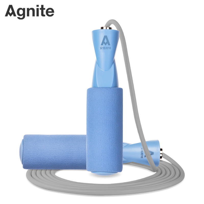 得力(deli) FT125-2 3米 泡棉手柄PVC跳绳 蓝色（单位：根）