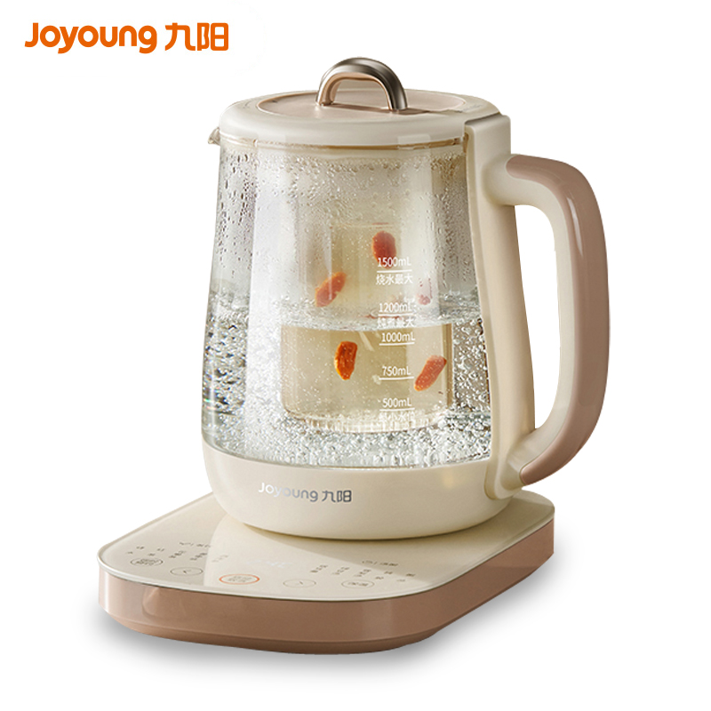 九阳（Joyoung） 15WY1J 1.5L 玻璃面板养生壶 象牙色（单位：个）