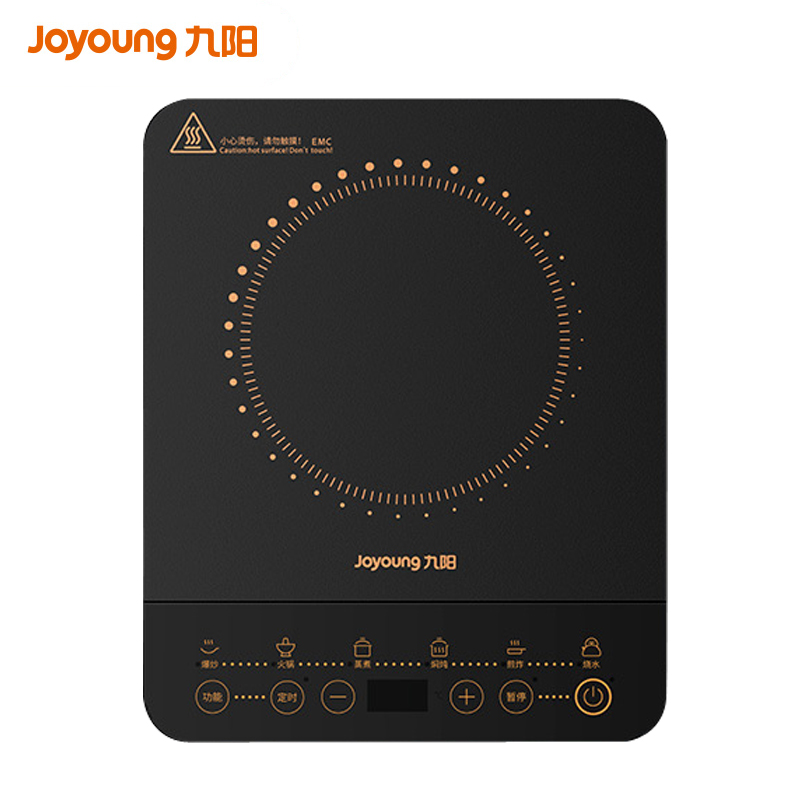 九阳（Joyoung） C22S-N102 2200W 电磁炉（不配炒锅汤） 黑色（单位：台）