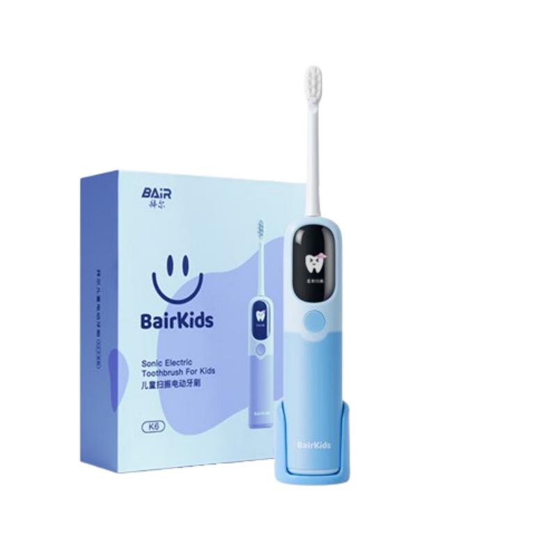 拜尔（BAIR） K6 4种模式 儿童电动牙刷  蓝色（单位：个）