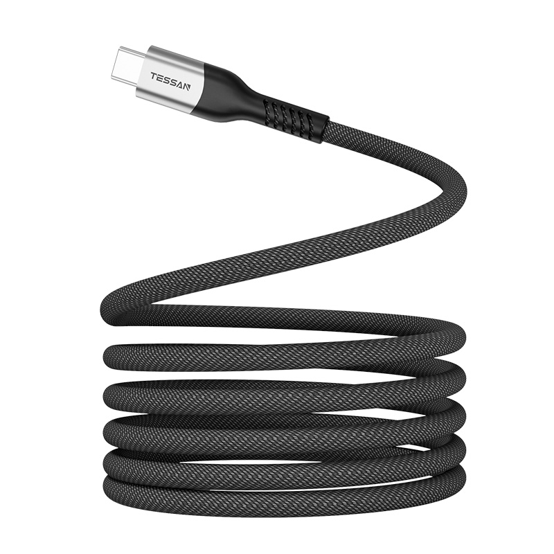 霆圣 GM-SJX10-BK 140W 自收纳磁吸数据线  黑色（单位：条）