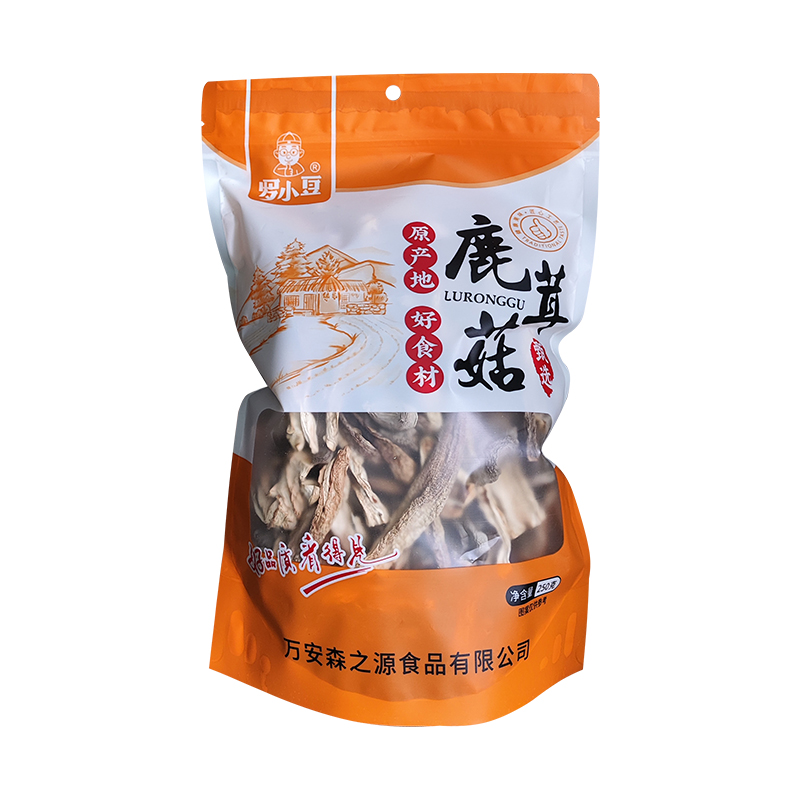 罗小豆 江西万安 鹿茸菇 250g 灰橙色（单位：袋）