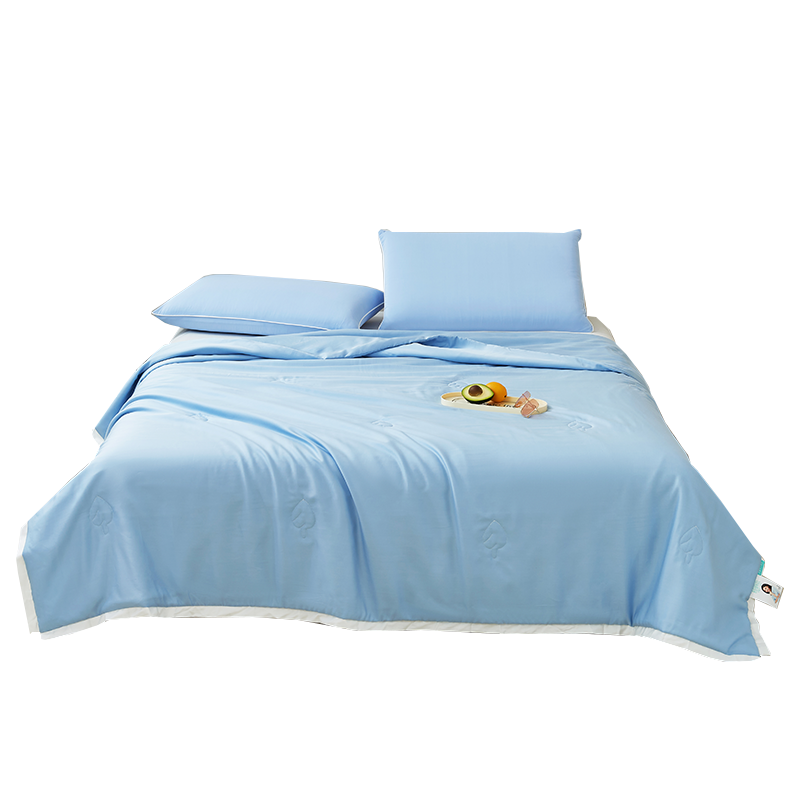罗曼罗兰（ROMROL） 洛华 150*200cm 天丝夏被  蓝色（单位：床）