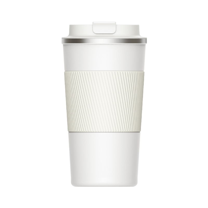 全格（Quange） SJ030201 500ml 纯享保温咖啡杯 白色（单位：个）