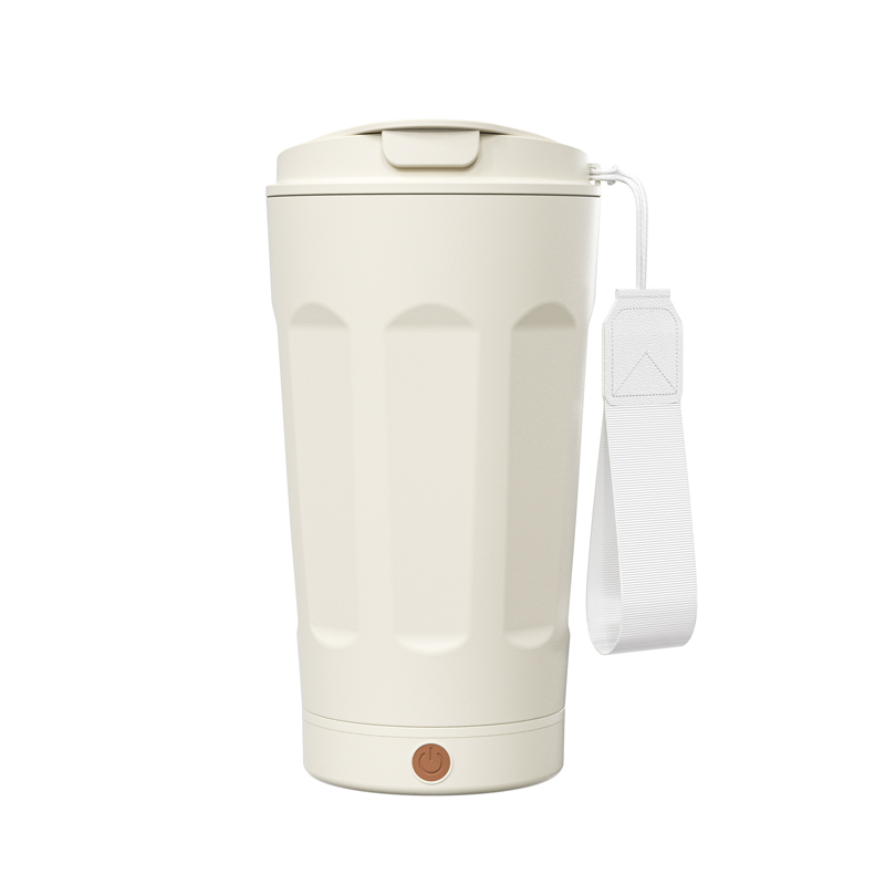 全格（Quange） BW612-350B 350ml 搅拌保温杯  米白（单位：个）