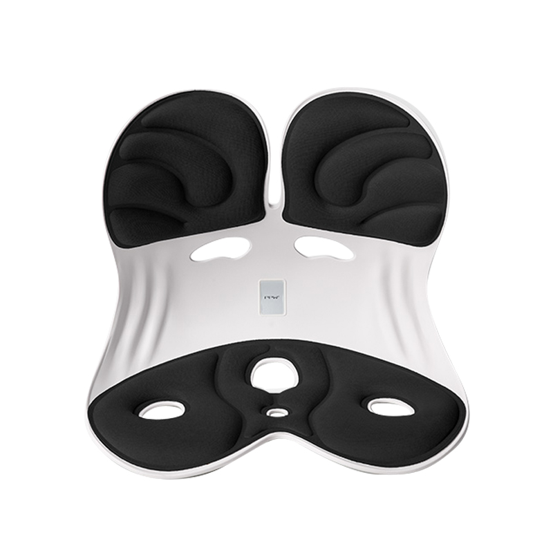 PPW 塑形座椅垫护腰靠垫 护腰坐垫腰靠花瓣坐垫 425*320*360mm 黑色（单位：个）