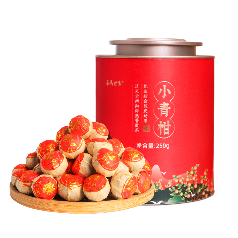 茶马世家 ZHHX0250M 250g/罐 正宗新会小青柑红罐装  红色（单位：罐）