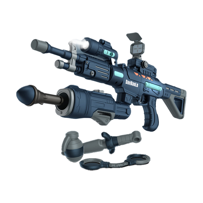 欣格 儿童玩具 DIY磁力枪 43.6x9.3x27.6cm 深蓝色（单位：支）