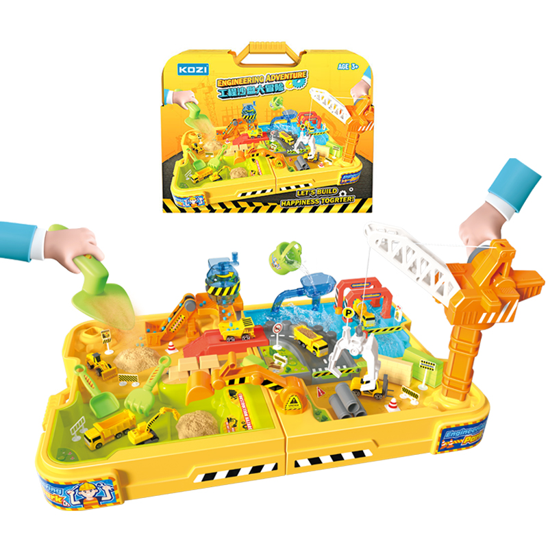 欣格 儿童玩具 工程车沙盘 76.2X47X25.4CM 混色（单位：套）