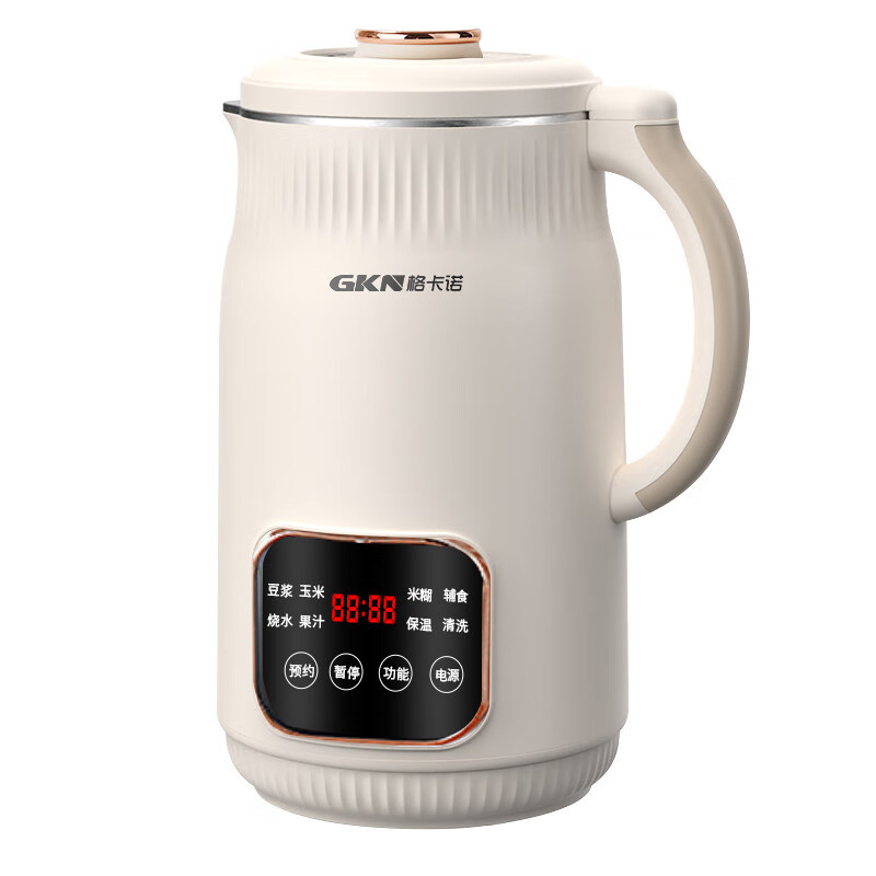 格卡诺（GKN） GKN-DJJ-01 800W 豆浆机 杏色（单位：个）