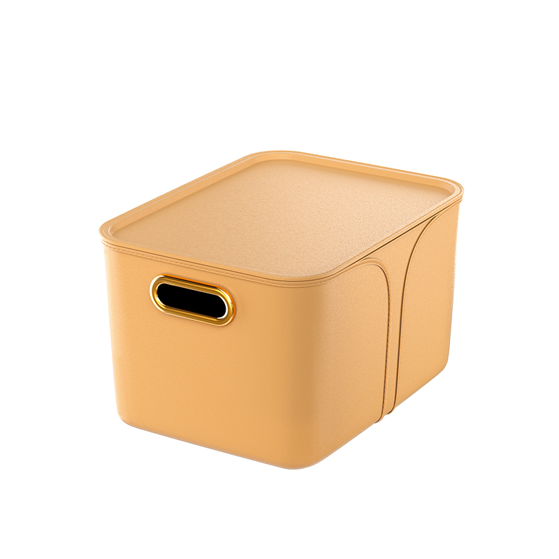 全格（Quange） SN104-20L 20L 仿皮纹手提收纳箱  橙色（单位：个）