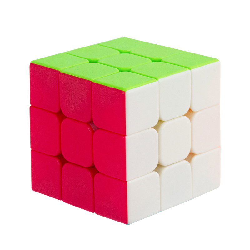 婴侍卫（BBG） FX7730 5.5*5.5*5.5cm 三阶实色魔方  混色（单位：个）