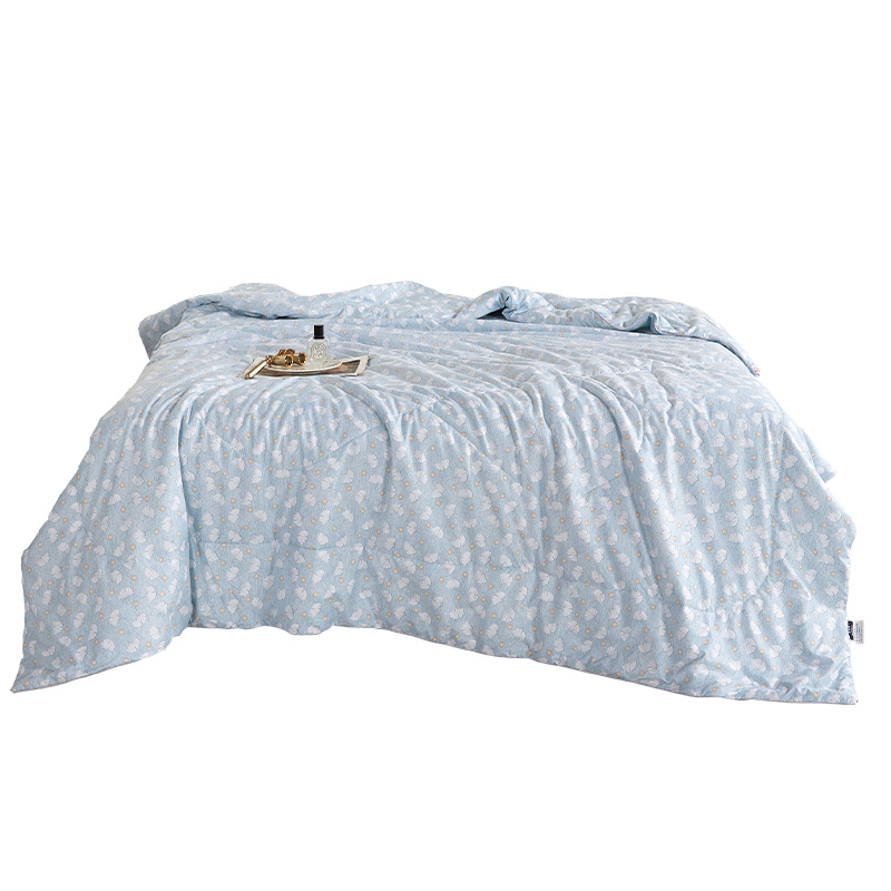 巴米乐（BURNELL） BNL-JF08D32 200*230cm 三生有杏柔肤被 蓝色（单位：床）