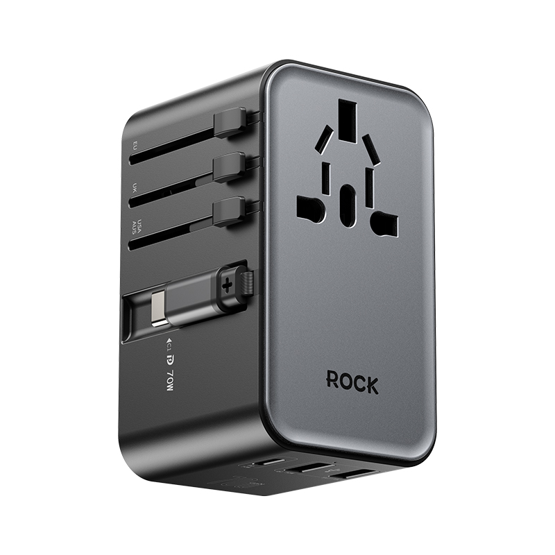 ROCK JY-355MAX PD70W PD70W自带伸缩线 黑色（单位：个）