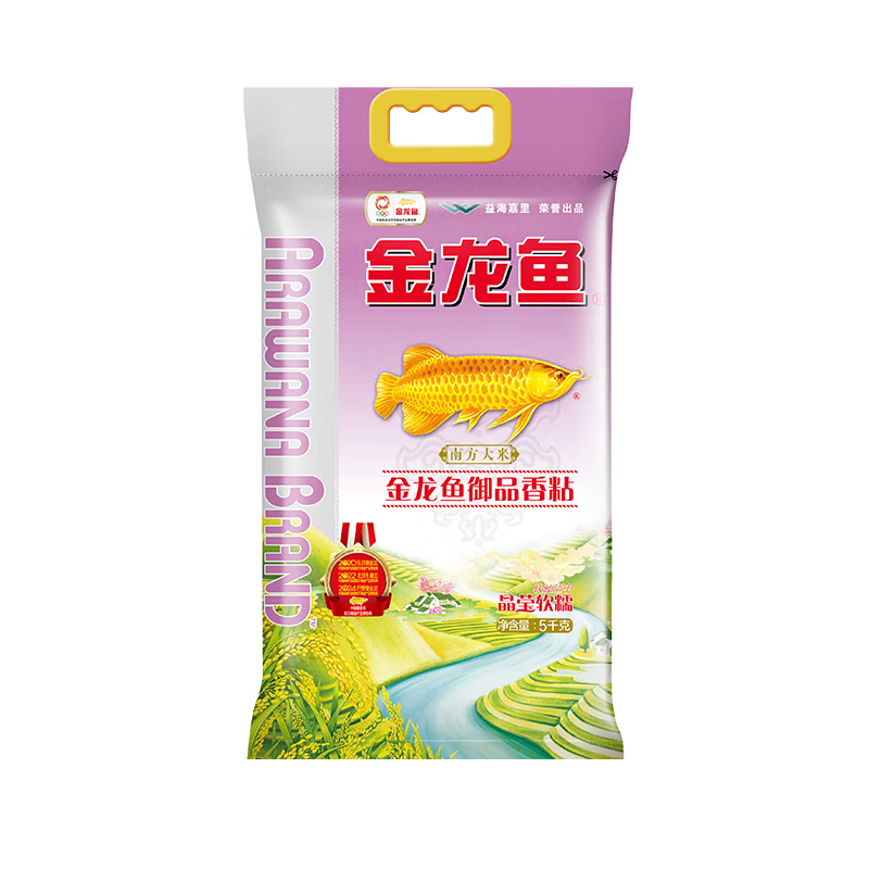 金龙鱼 御品香粘米 5KG 自然稻香 茱萸粉（单位：袋）