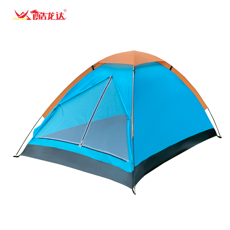 酷龙达（Coloda） 单层双人帐篷 CLD-ZP001 200*140*110CM 蓝色（单位：个）
