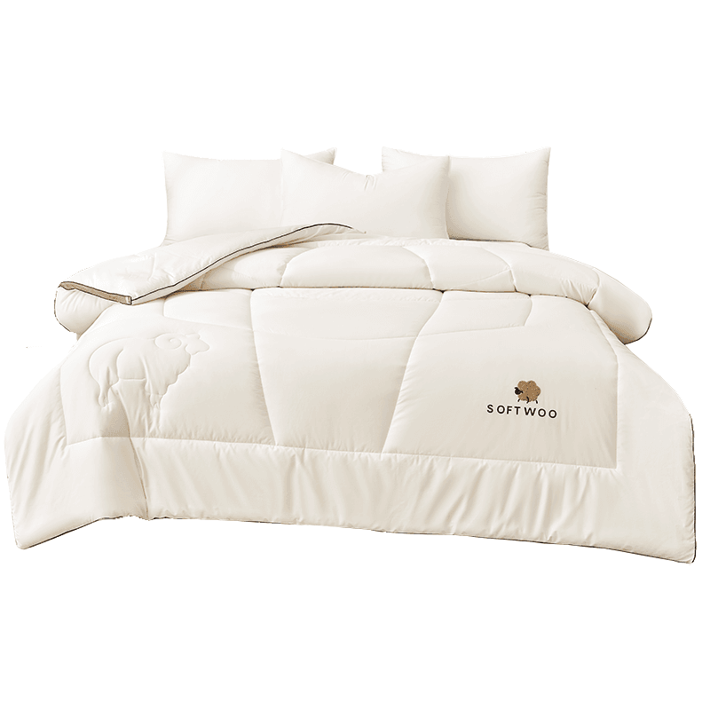 无印良品 HOME MJH-B2403 200*230cm 羊毛被 白色（单位：床）