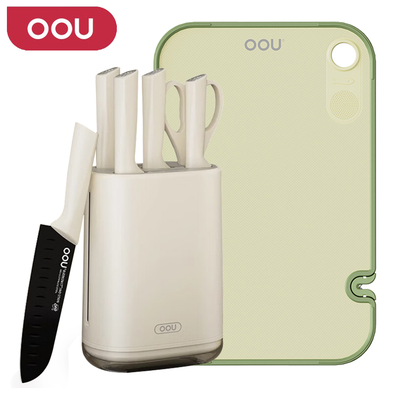 OOU DJ0062W&CB0026E 7件套 刀具砧板套装 混色（单位：套）