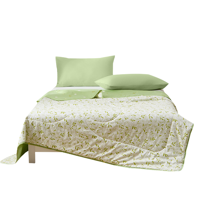 恒源祥 HYX677BZ 双人（1.5-1.8米床） 全棉抗菌A类夏凉被 200*230cm 漫步时光（单位：条）