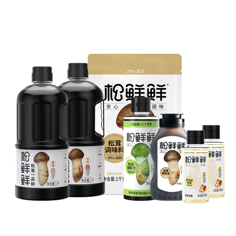 松鲜鲜 家庭超惠大礼包 2210ml+1515g 调料 混色（单位：盒）