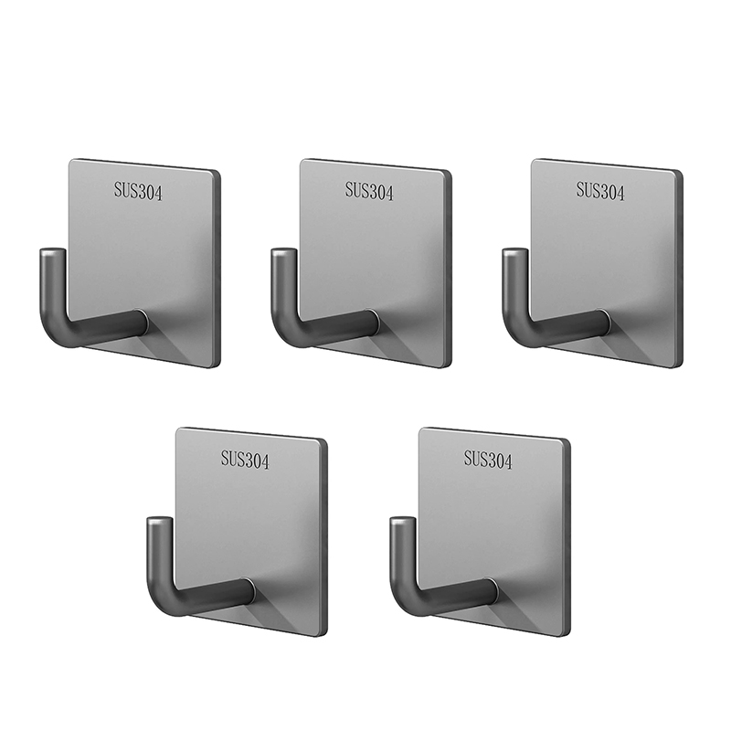 优勤（YOUQIN） JR-001BXG304DG-QHS# ZP-MDJ-12G 4.5*4.5*3cm/0.05kg-5个 门后壁挂加厚方形挂钩 枪灰色（单位：组）
