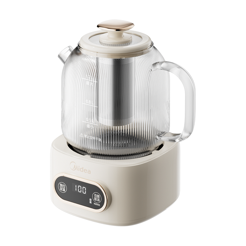 美的（Midea） YS12B102 1.2L 恒温壶养生壶 白色（单位：台）