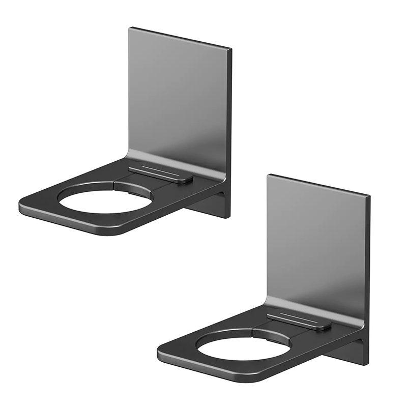 优勤（YOUQIN） CZ-KTJZYJ-QHS# 太空铝挂架-两个装 洗发沐浴露挂架 枪灰色（单位：套）