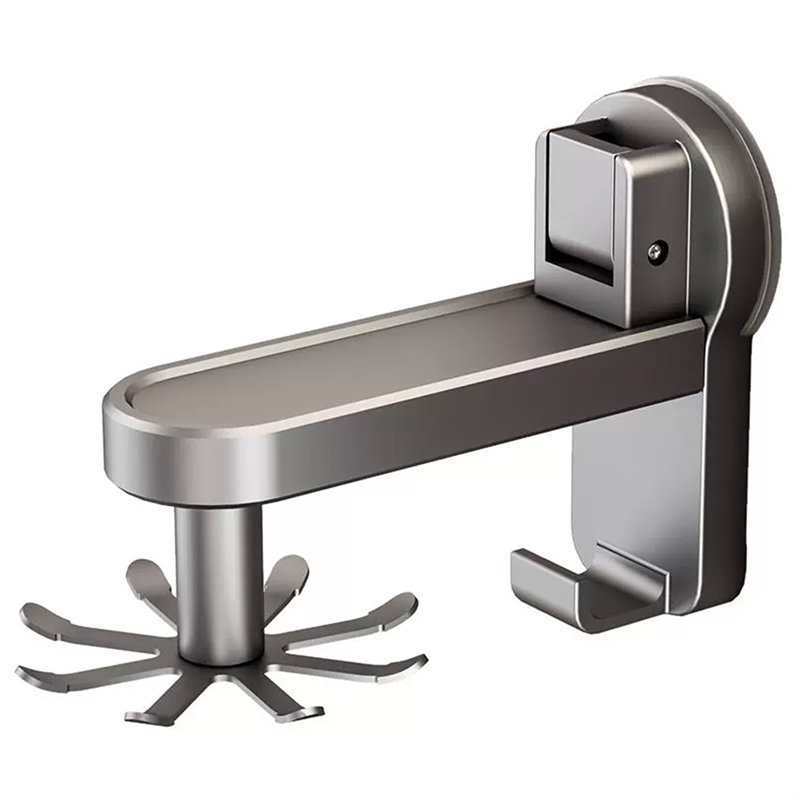 优勤（YOUQIN） JR-R305XPXZGGDKG-QHS 12*4.5*14.7cm/0.25kg 吸盘锅铲架带挂钩8钩 枪灰色（单位：个）