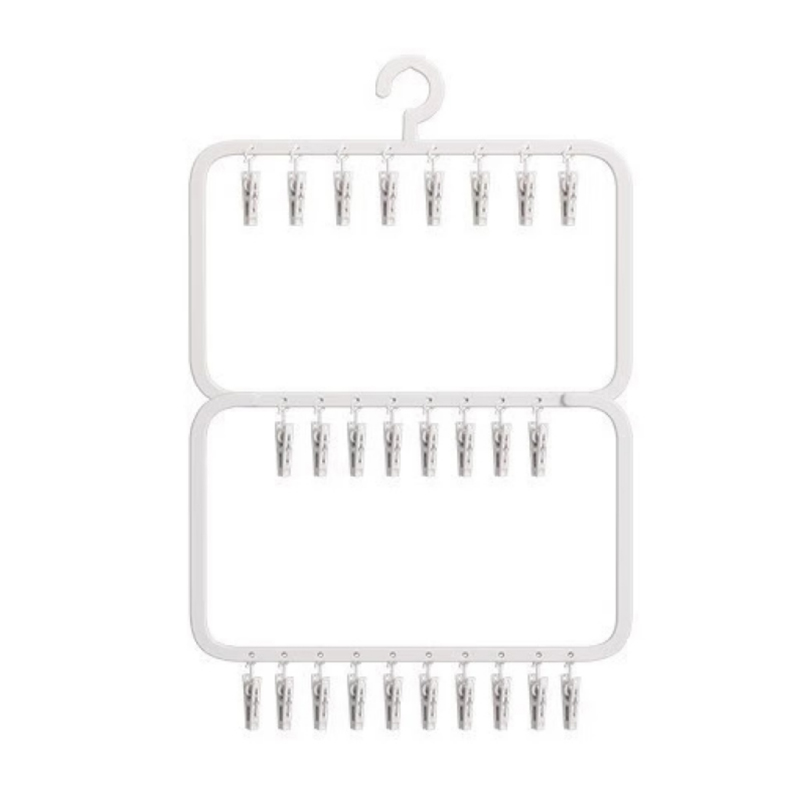 优勤（YOUQIN） JR-KZXWJSC26J-BS 55.8*47.2cm 阳台防风晒袜子神器 白色（单位：个）