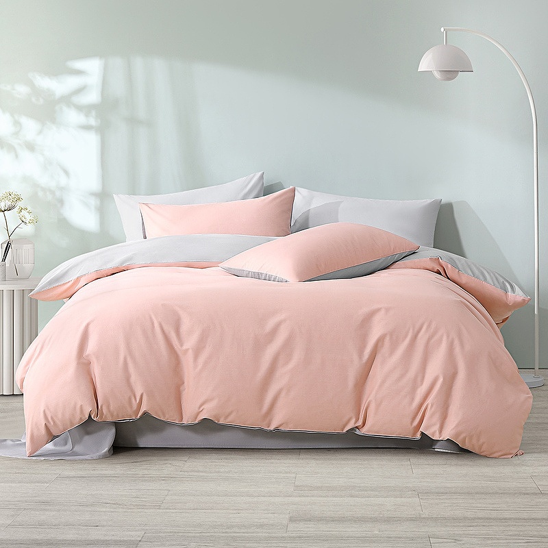 水星家纺 552959 220cm&times;240cm A类兰精天丝棉四件套 粉色（单位：套）