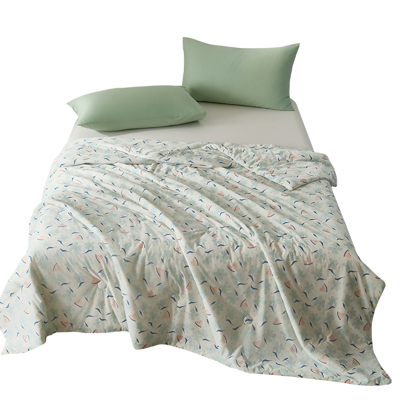 恒源祥 HYX692BZ 双人（1.5-1.8米床） 抗菌A类冰柔丝夏被 200*230cm 西瓜波波（单位：条）