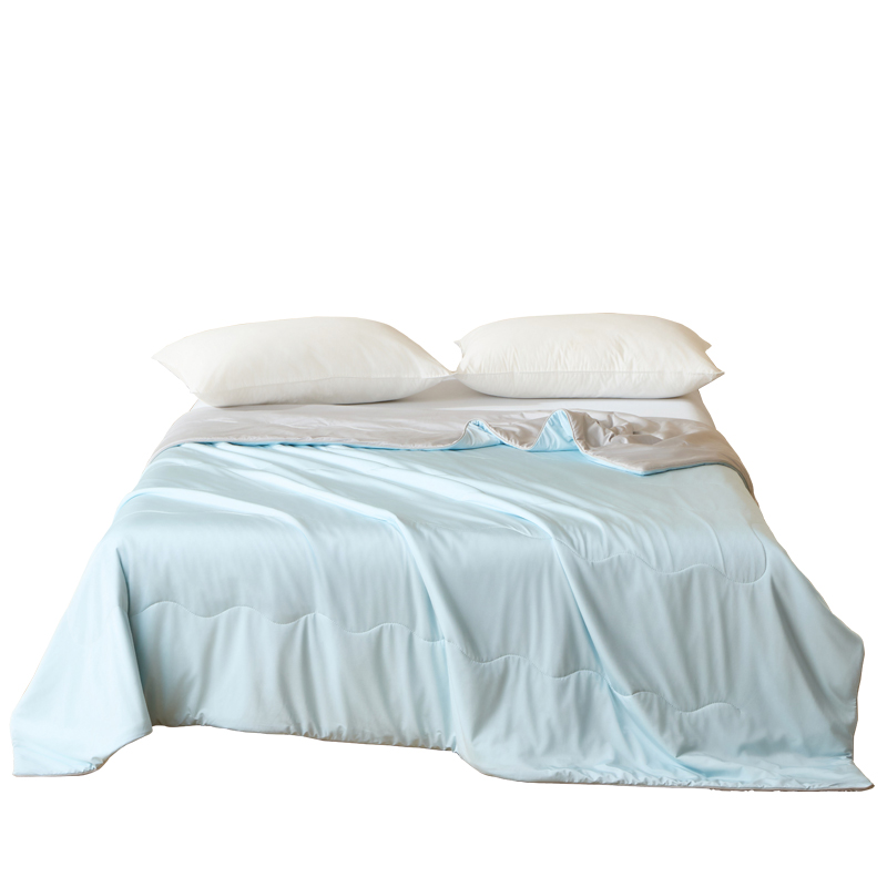 恒源祥 HYX693BZ 双人（1.5-1.8米床） 抗菌A类有机蚕丝被 200*230cm 天蓝色（单位：条）