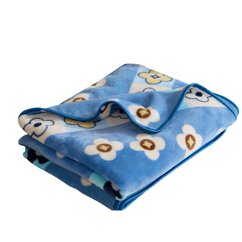 恒源祥 HYX054MT 90*155cm 玲珑法兰绒毯  蓝色（单位：条）