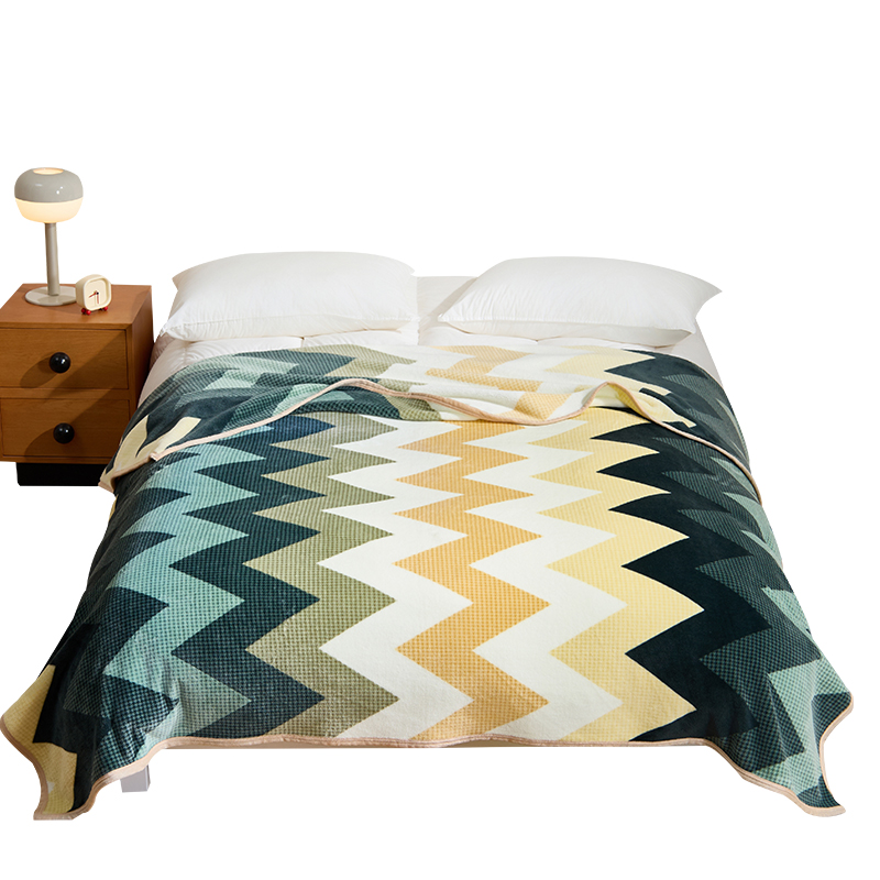 恒源祥 HYX052MT 180*200cm 抗菌A类绒毯  涟漪（单位：条）