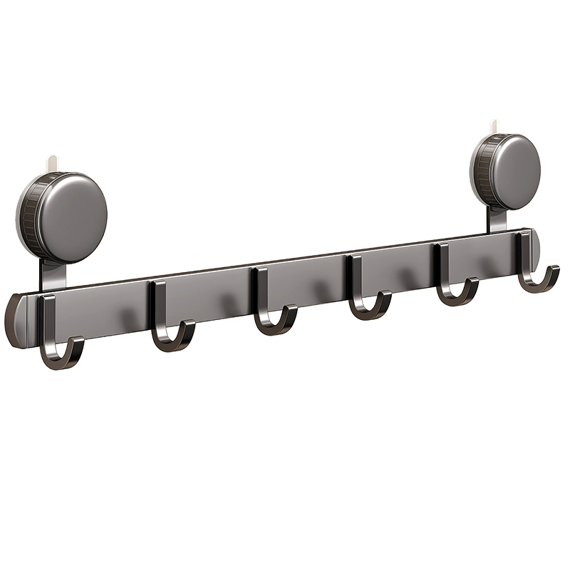 优勤（YOUQIN） JR-71083YXXPJHPG6G 54*12.3cm 吸盘门后挂钩免打孔 枪灰色（单位：个）