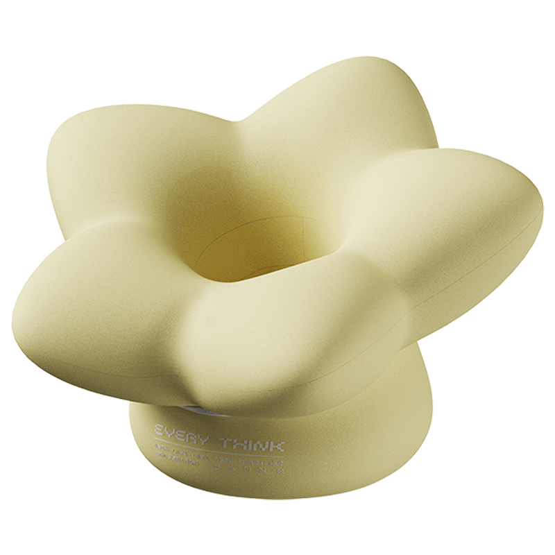 脑洞氛子（EVERYTHINK） YS3 195*190*202mm 星星抱抱枕  黄色（单位：个）