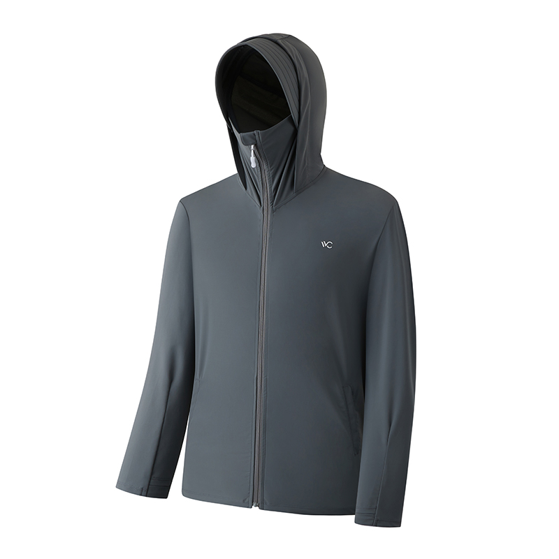 VVC VBA3S168 XL码 冰皮男士防晒衣 深灰色（单位：件）