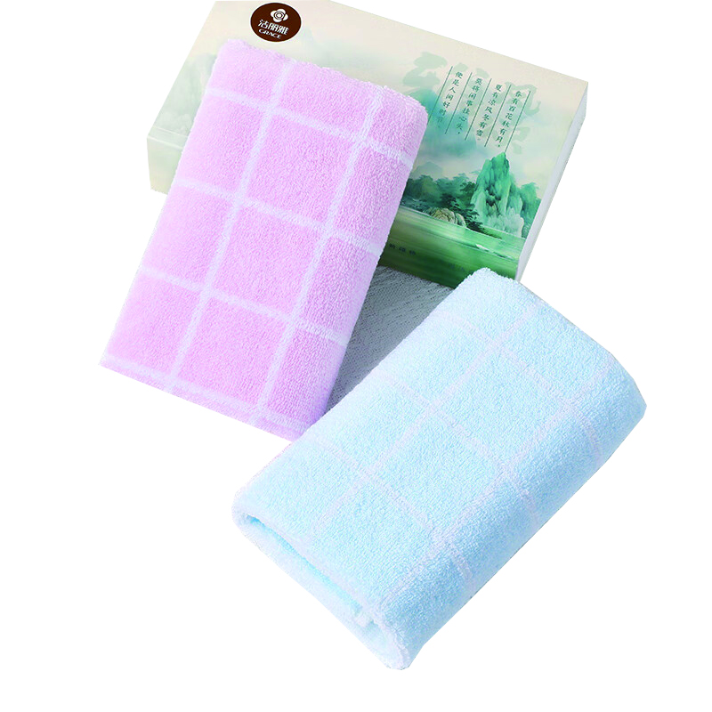 洁丽雅（Grace） W0387 72*34cm 面巾礼盒装 混色（单位：盒）