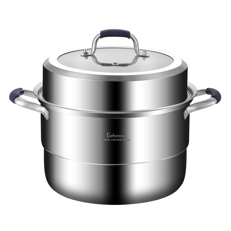 贝伦斯 BLS-GESB28 28cm 企鹅三层钢双层蒸锅 不锈钢色（单位：个）
