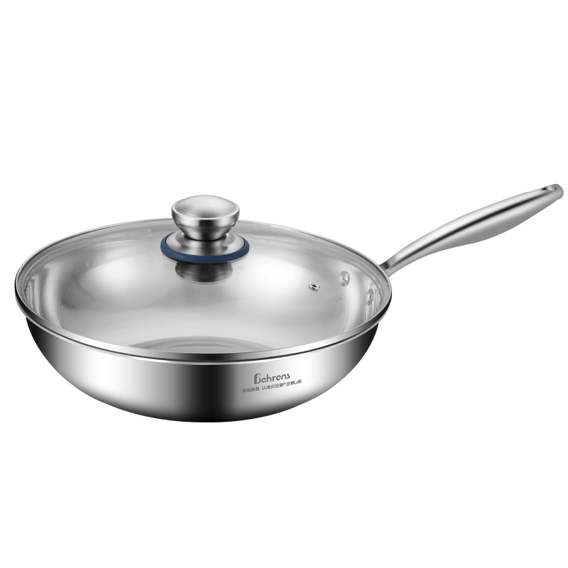 贝伦斯 BLS-GECG32 32cm 企鹅三层钢炒锅 不锈钢色（单位：个）