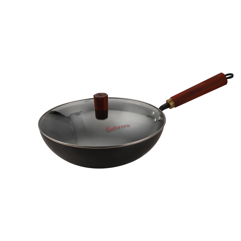 贝伦斯 BLS-CSTCG32 32cm 珍不锈高纯铁炒锅 黑色（单位：个）